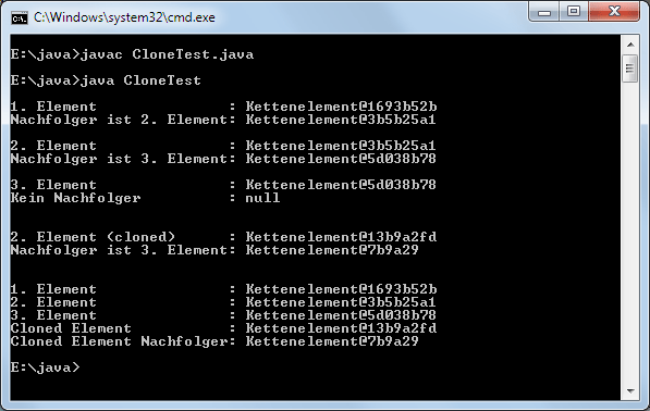 Java Interface Cloneable Flag