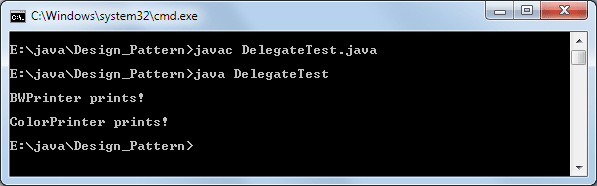 Delegate  Design Pattern (Entwurfsmuster) Java
