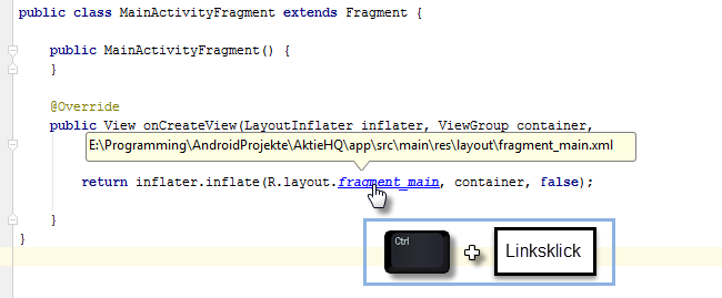 android fragment ressource
