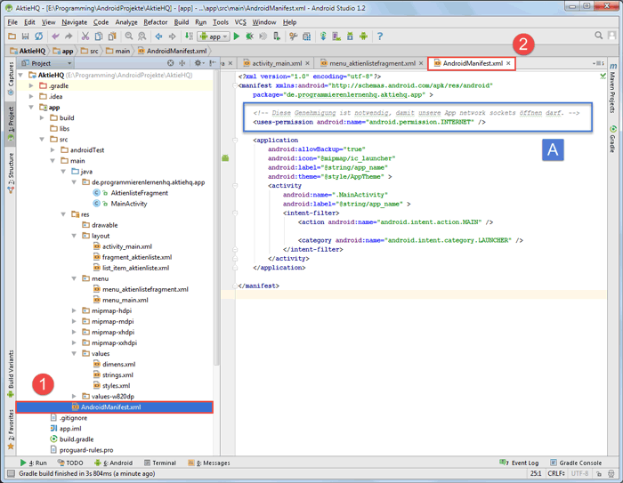 android internet permission