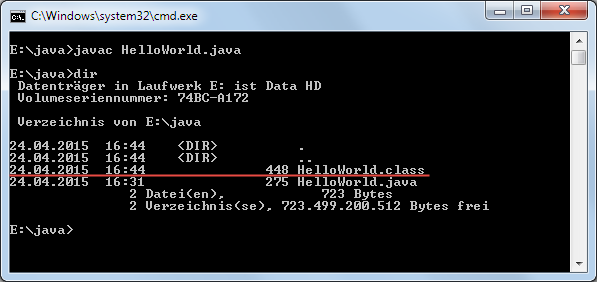 Java 8 Quelltext kompilieren 2