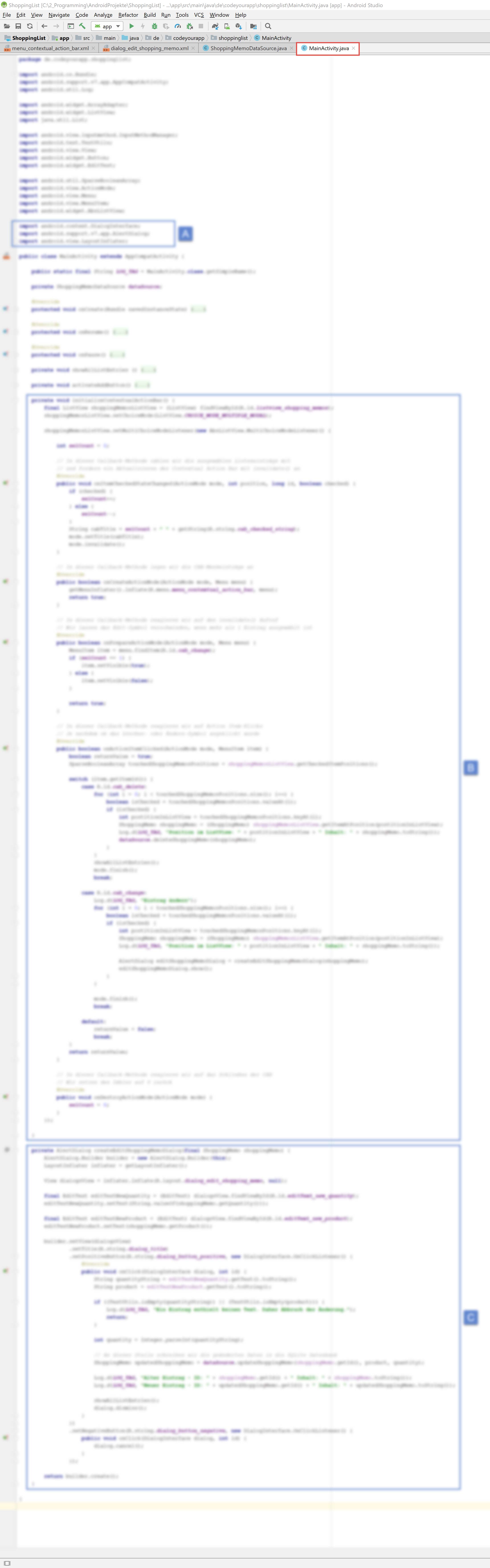android_sqlite_lektion7_blurry