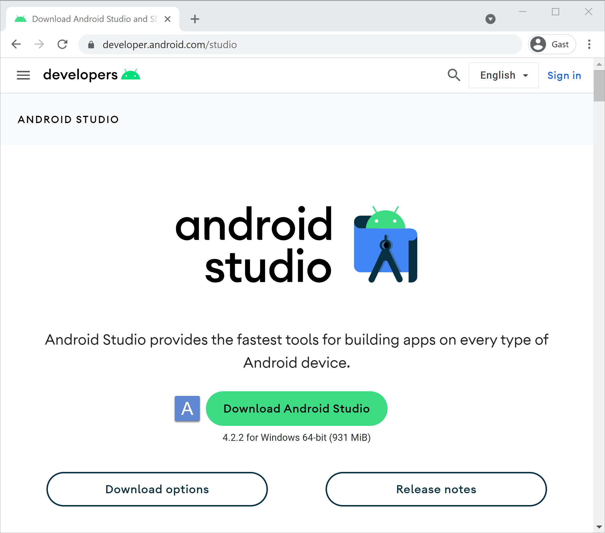 android_studio_download_site