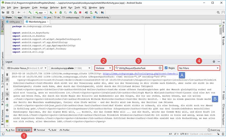 logcat_http_xml_output