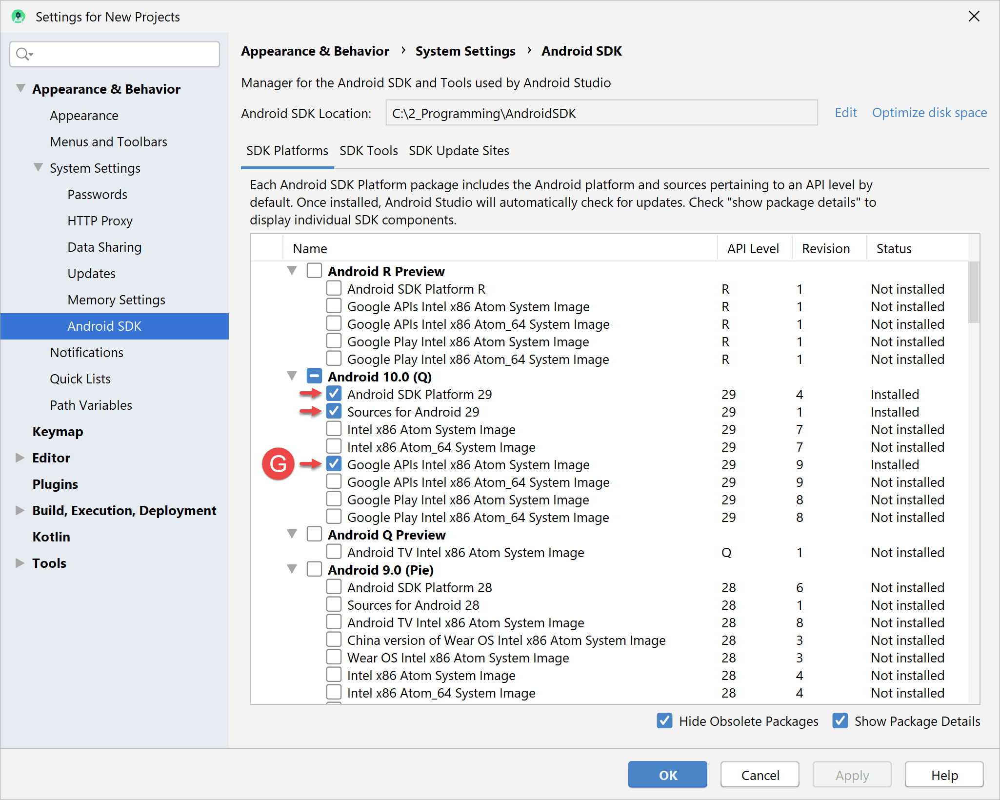 where to find android studio sdk manager